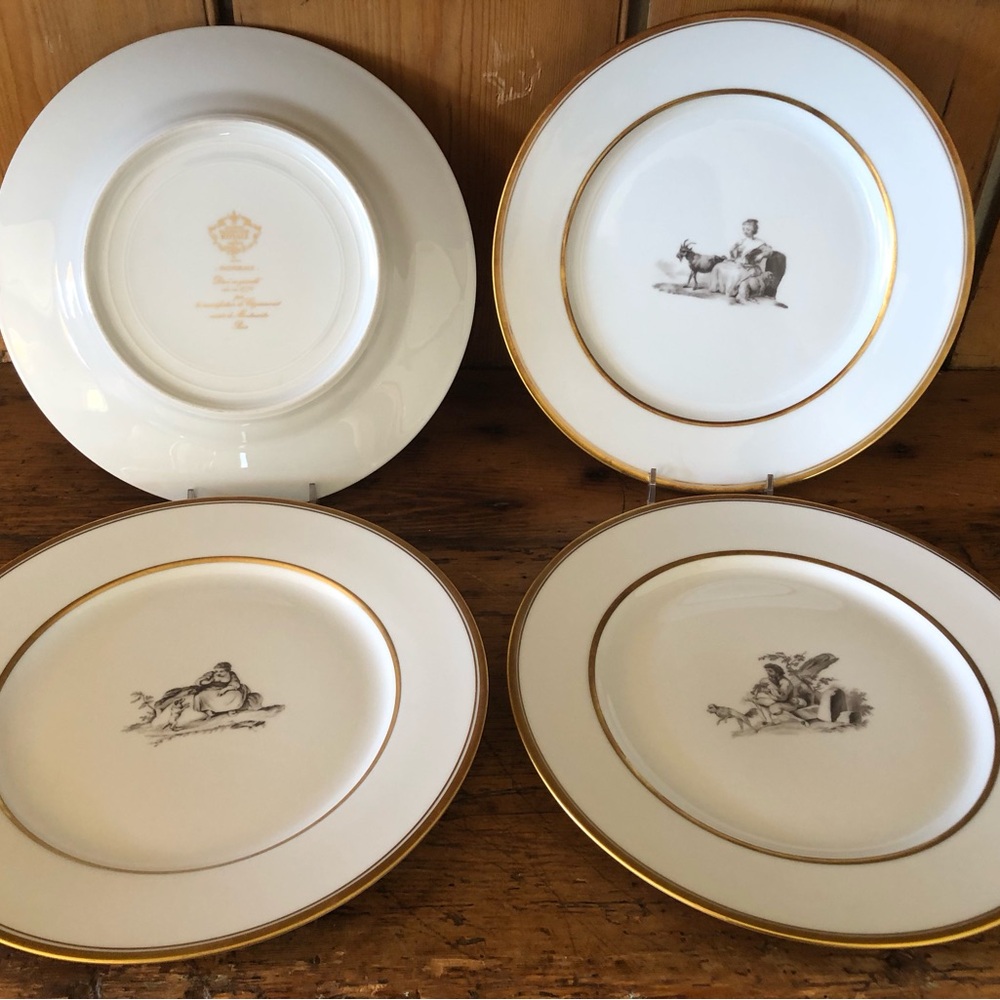 Very rare! Ancienne Manufacture Royal de Limoges “Pastorale” pattern. - Picture 5 of 10